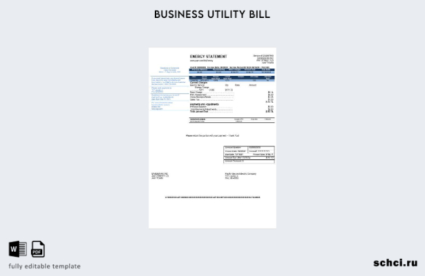 цифровая загрузка США Калифорния PG&E (Pacific Gas and Electric Company) шаблон 